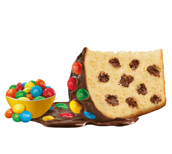 Mini Chocottone M&M's Bauducco 80g | 24 unidades