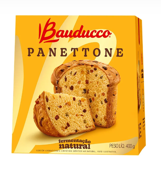 Panettone Bauducco 400g | 6 unidades