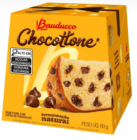 Mini Chocottone Bauducco 80g | 24 unidades