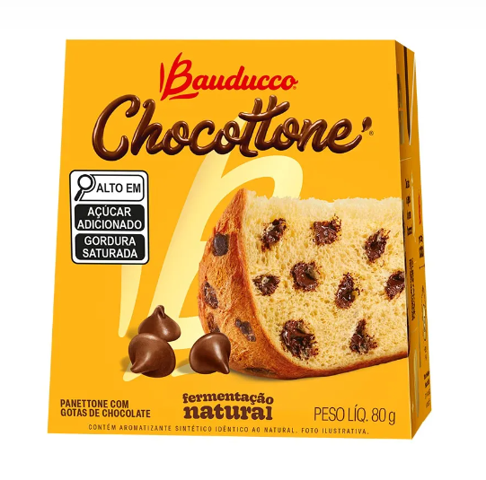 Mini Chocottone Bauducco 80g | 24 unidades