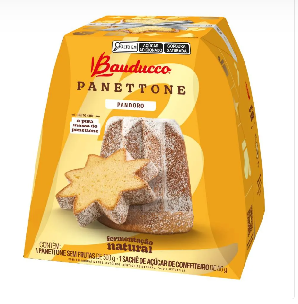 Pandoro Bauducco 500g | 6 unidades